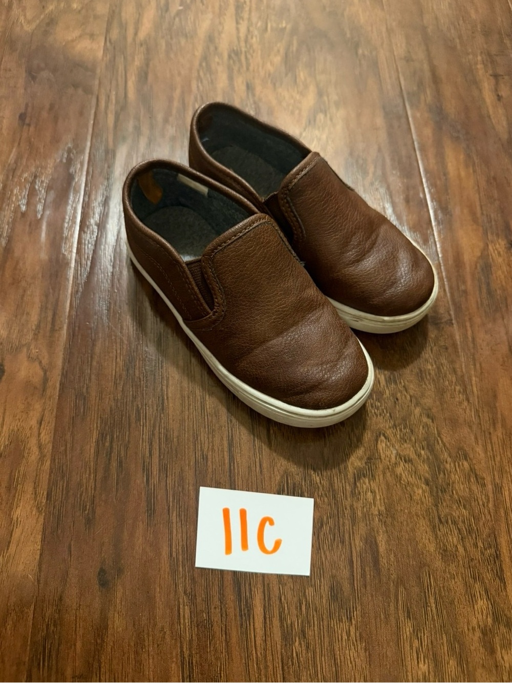 Boys brown shoes 11c